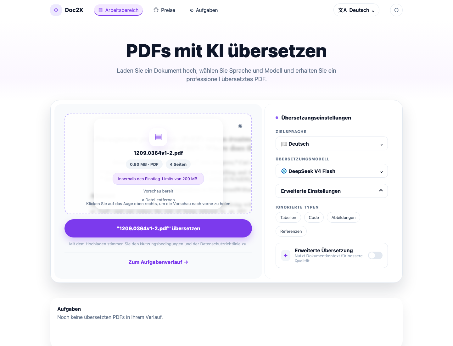 Doc2X Hilfe-Center | Doc2X Hilfecenter